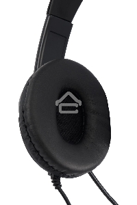 Наушники с микрофоном Oklick HS-M400 черный 1.8м накладные оголовье