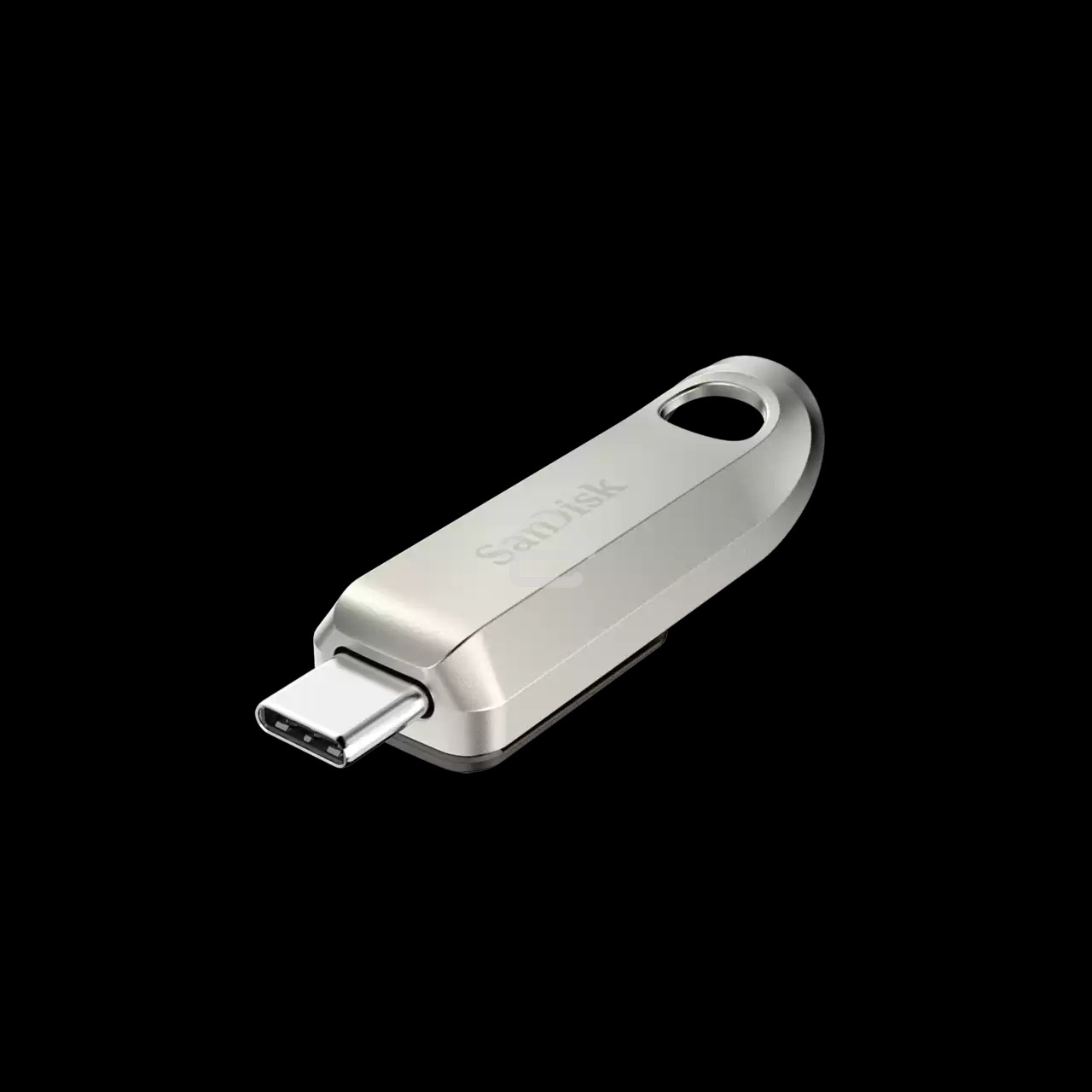 Флешка USB SanDisk Ultra Luxe (SDCZ75-256G-G46), 256Gb, USB Type-C, R/W 400/150, серебристый
