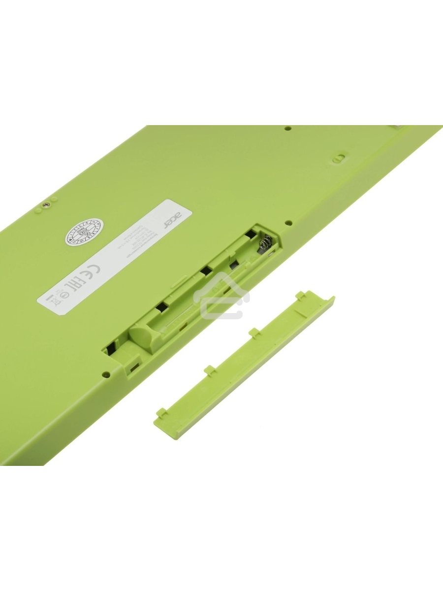 Клавиатура + мышь Acer OCC205 беспроводной USB, 1200 dpi, зеленый/желтый