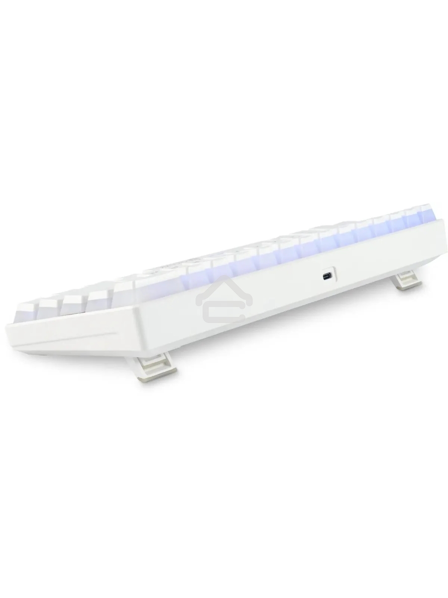 Клавиатура Oklick K763W (1920562) беспроводная, USB, Bluetooth/Радиоканал, белый