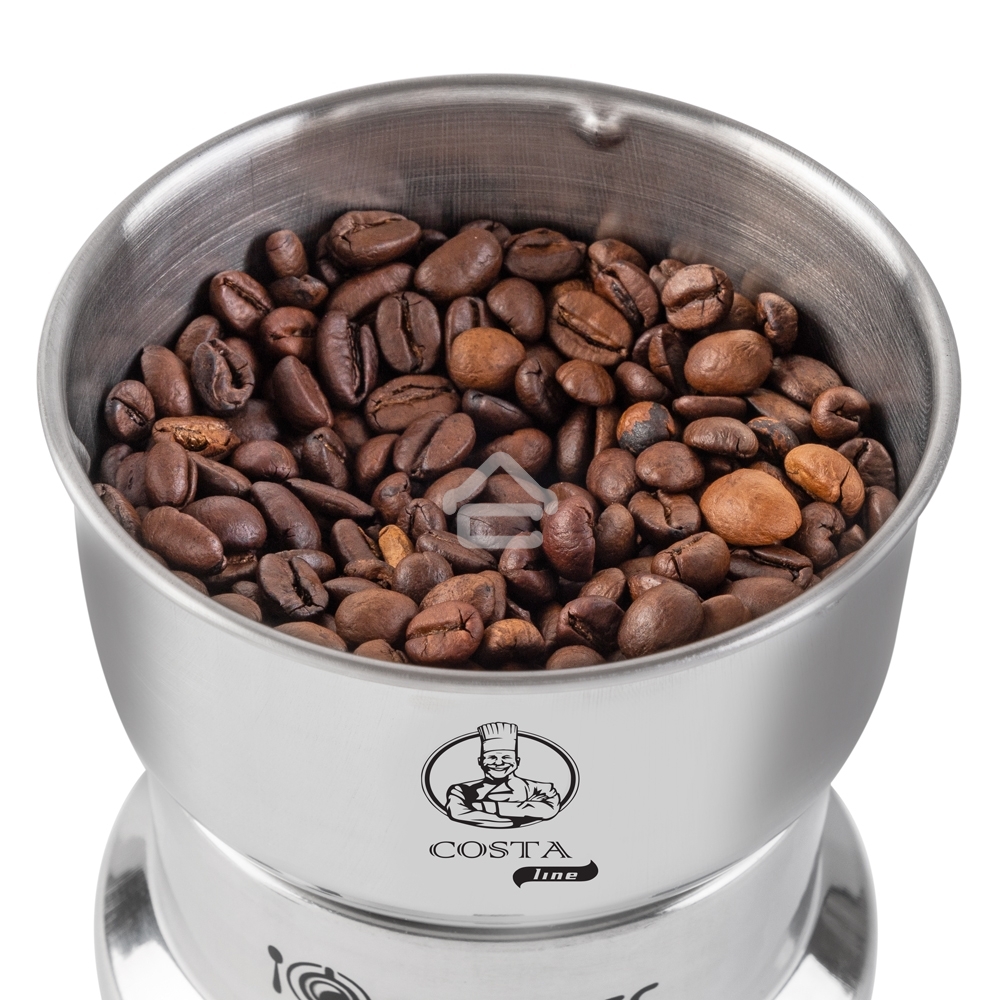 Кофемолка Endever Costa-1066 150 Вт, 25000 об/мин, 120 гр, стальной