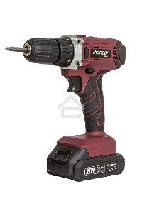 Дрель-шуруповерт Pioneer CD-M2012C USP, Аккумуляторная, 20В, 2 АКБ, Кейс