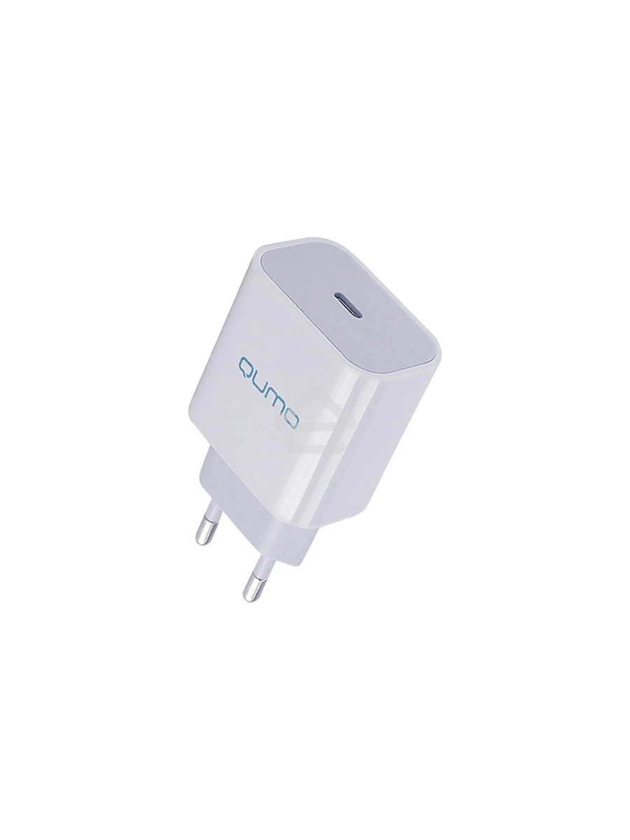 Сетевое зарядное устройство Qumo Energy light (Charger 0051) PD 20W, 1USB, Type-C, белый
