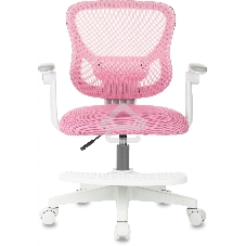 Кресло детское Бюрократ BUROKIDS 3 розовый Velvet 36, крестов. пластик