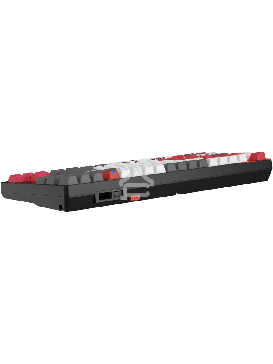 Клавиатура A4Tech Bloody WS87 Naraka беспроводная USB, Bluetooth/Радиоканал черный/красный
