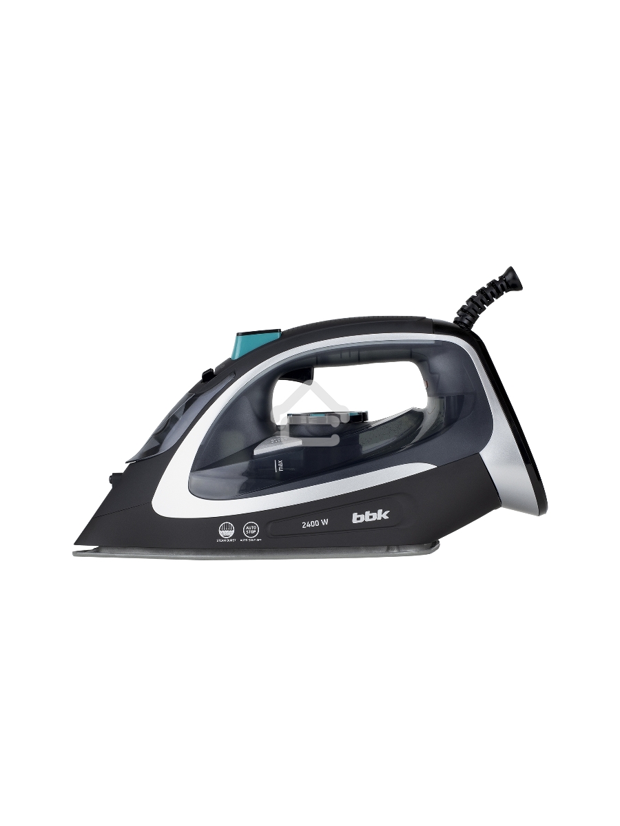 Утюг BBK ISE-2405 черный/серебро, 2400 Вт