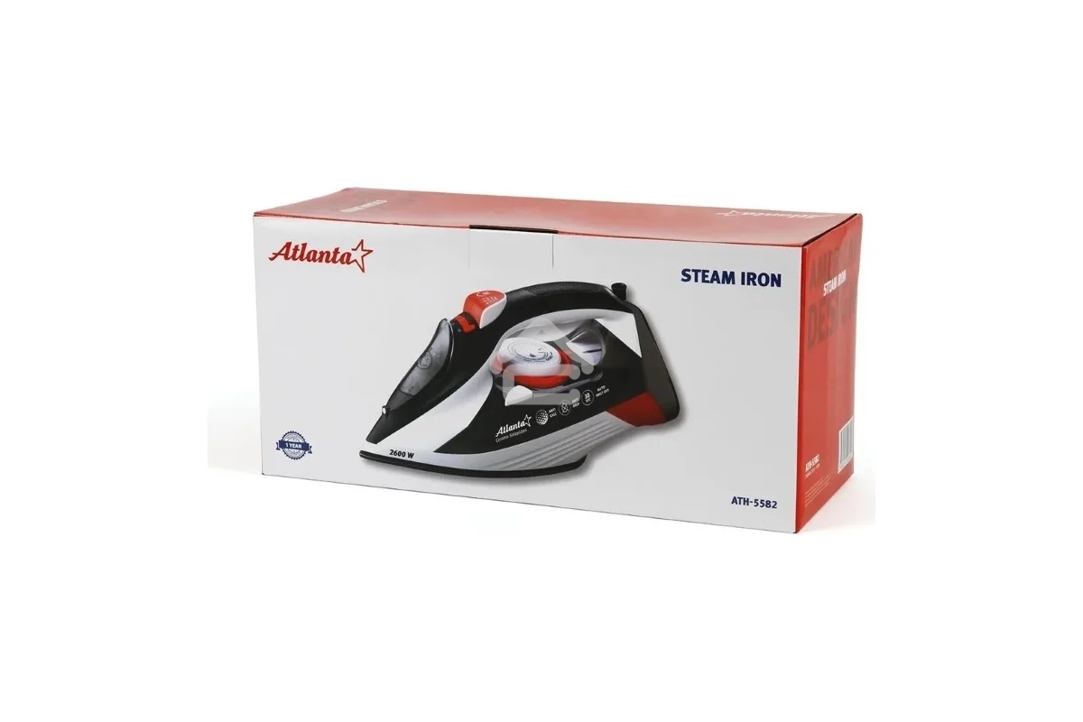 Утюг ATLANTA ATH-5582 red
