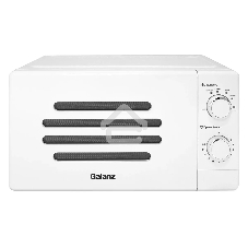 Микроволновая печь Galanz MOS-2007MW белый, 20 л, 700 Вт, переключатели - поворотный механизм