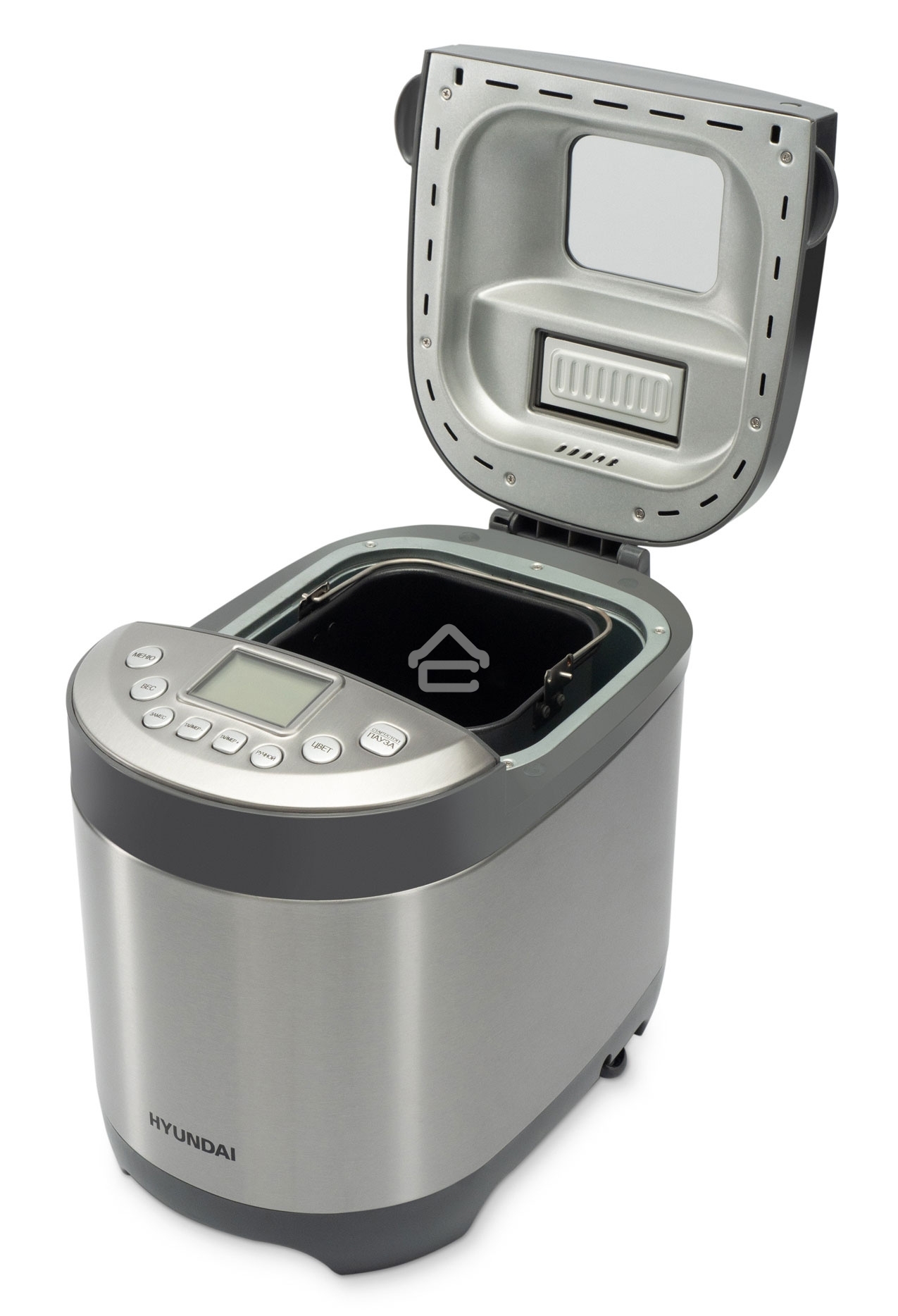 Хлебопечка Hyundai HYBM-4082 550 Вт, серый/серебристый