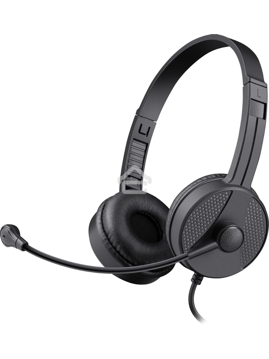 Гарнитура проводная Defender Tune 160 (черный, провод 1.8 м) (63164)