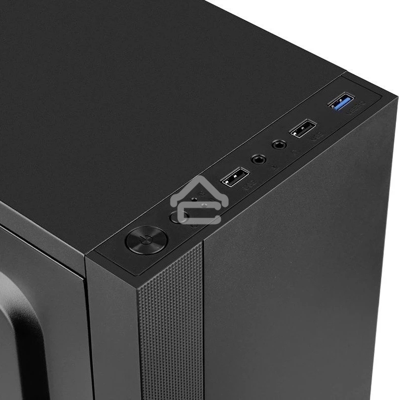Компьютерный корпус Accord K-16 черный без БП ATX 6x120мм 2xUSB2.0 1xUSB3.0 audio