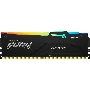 Оперативная память Kingston Fury Beast, DDR5, 16GB (1x16GB), 6800MHz, CL34, DIMM, с радиатором, RGB, чёрный