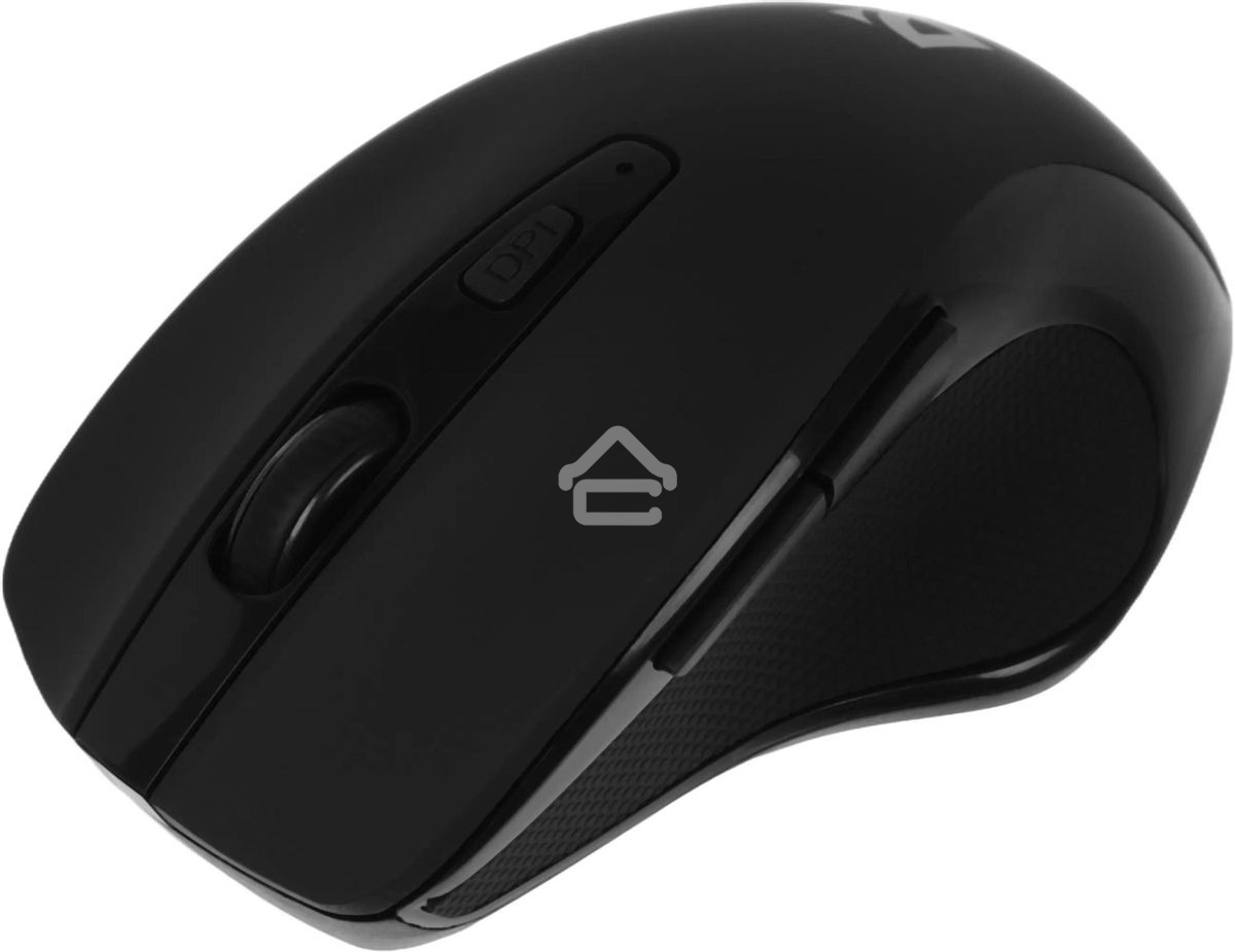 Мышь беспроводная Defender Prime MB-053 черный, 1600 dpi, радиоканал, USB, кнопки - 6