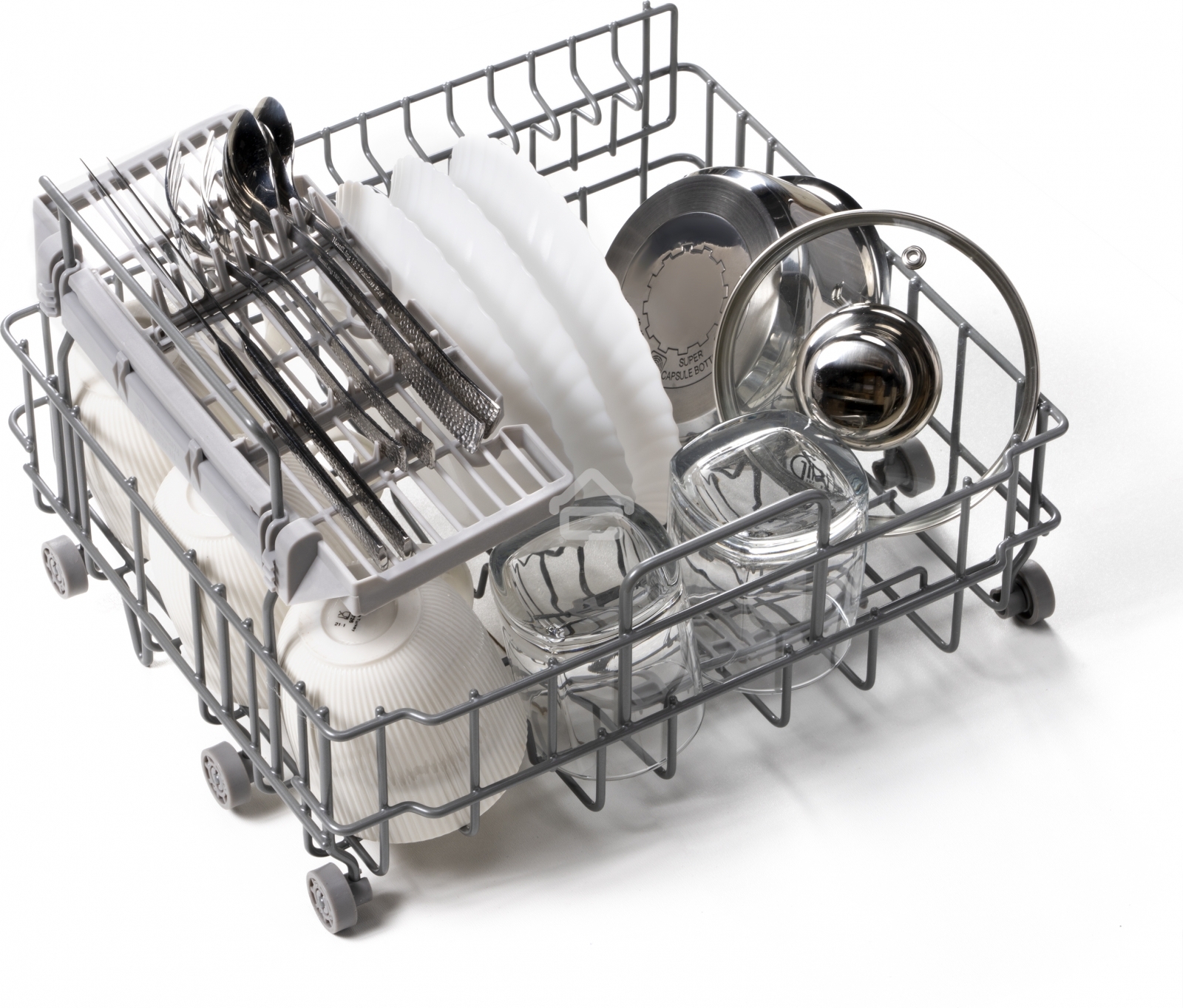 Посудомоечная машина Weissgauff TDW 4037 D, белый, 46.5 см, 3 компл., 58 дБ, класс A