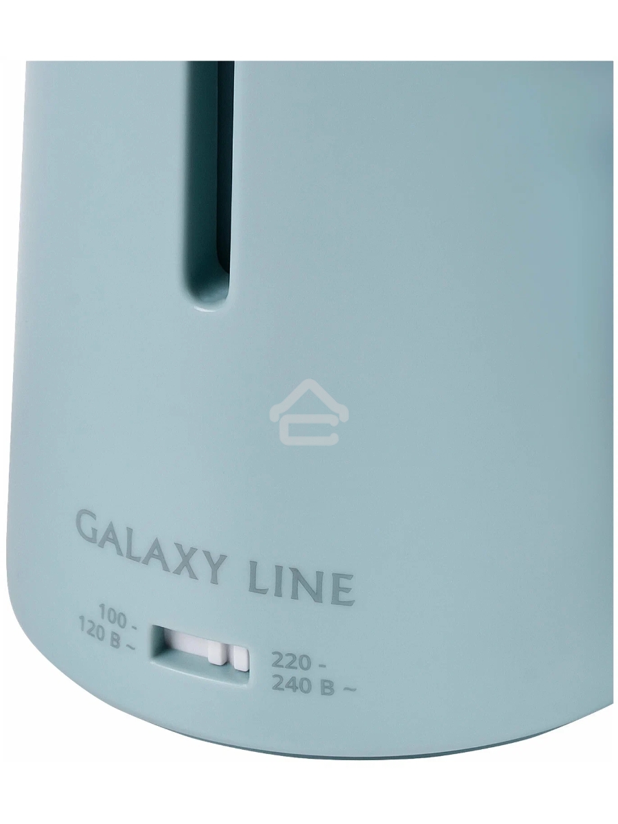 Отпариватель Galaxy Line GL 6196, синий, ручной, 700 Вт, контейнер для воды 150 мл