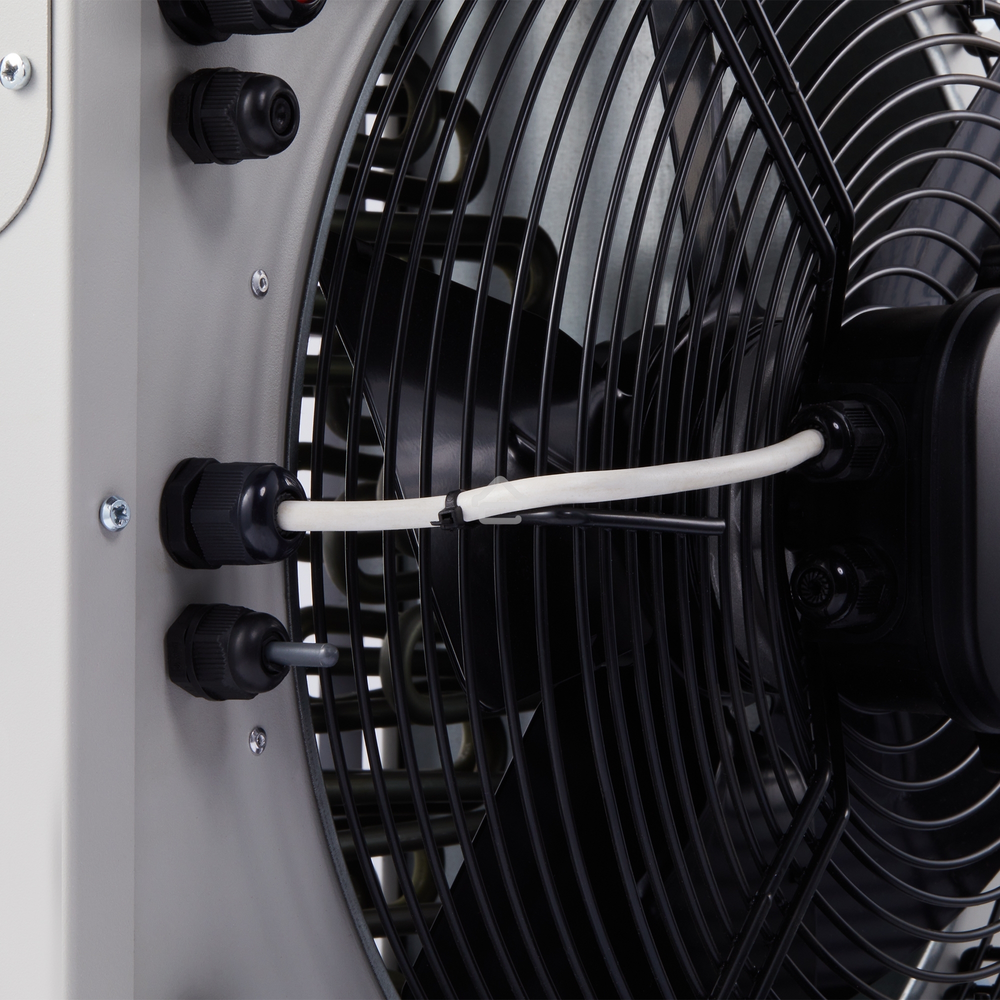 Тепловентилятор Ballu BHP-MW2-10, серый, 10 кВт, 100 м2, механический термостат, пульт д/у