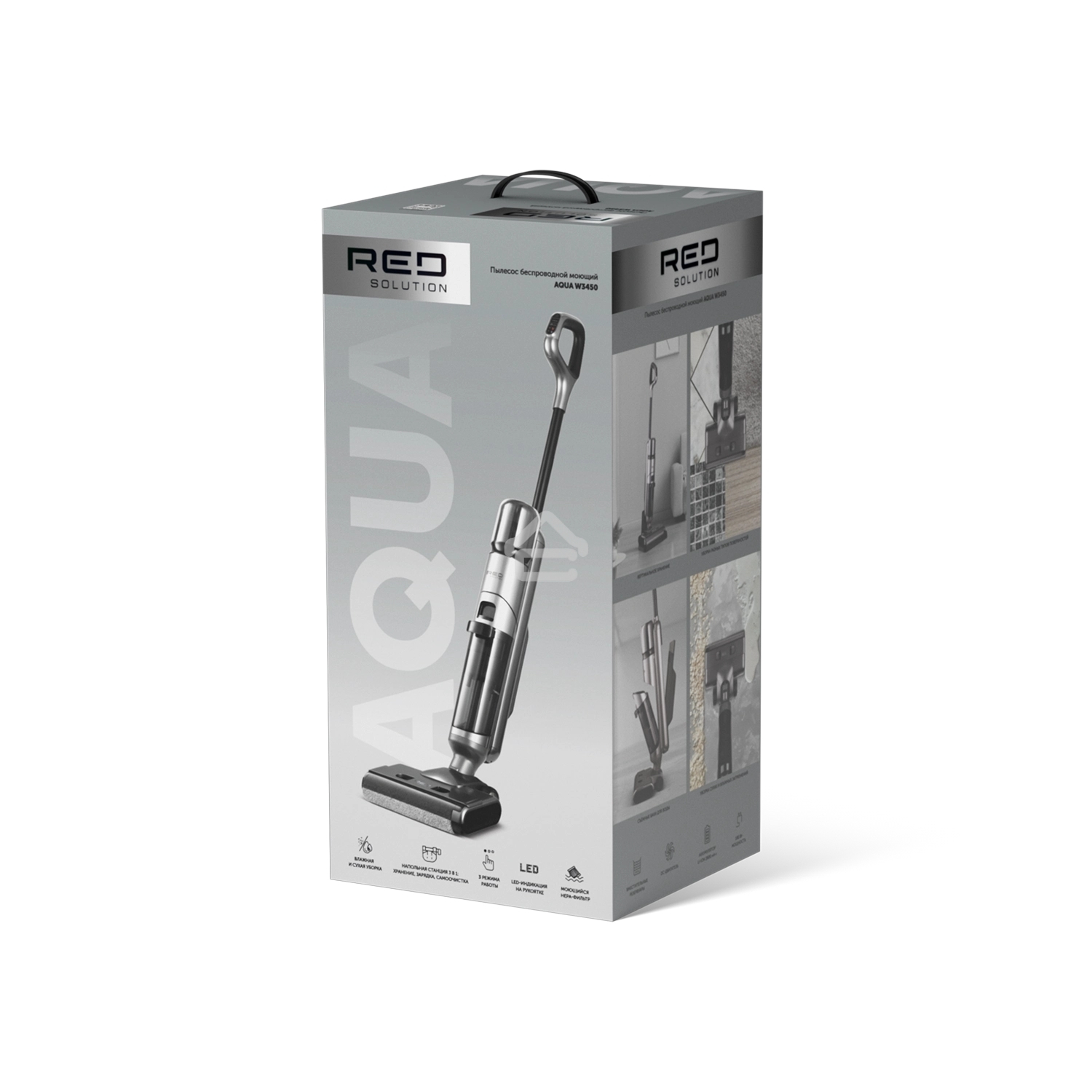 Пылесос моющий Red Solution W3450 180Вт серый