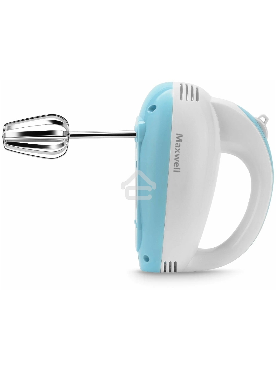 Миксер Maxwell MW-1360(W) Мощность 300 Вт.5 скорост. режимов.Номинальная потребляемая мощность 120 В