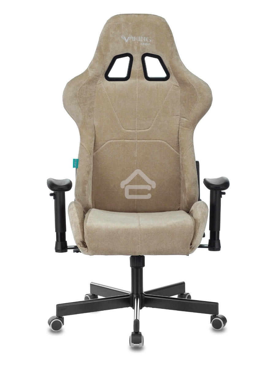 Кресло игровое Бюрократ VIKING KNIGHT LT21 FABRIC песочный крестовина металл/пластик