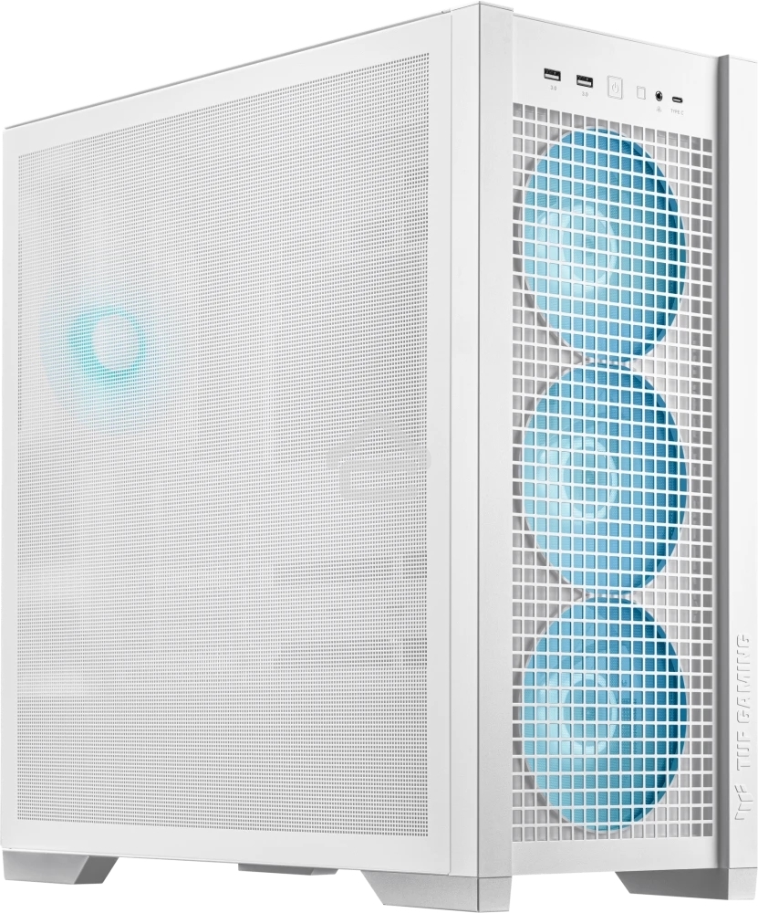 Компьютерный корпус ASUS TUF GAMING GT302 TG ARGb белый/GT302/ARGb FANS/WHT (90DC00I3-B19000)