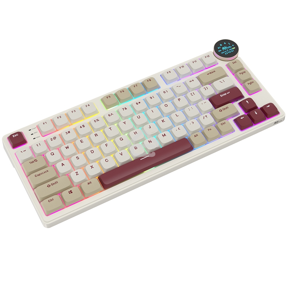 Клавиатура Royal Kludge RK N80 Red switch/Rosy Clouds