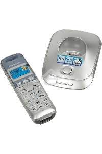 Телефон беспроводной (DECT) Panasonic KX-TG2511RUS (серебристый) {АОН, Caller ID,спикерфон на трубке,переход в Эко режим одним нажатием}
