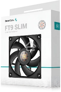 Вентилятор для корпуса DEEPCOOL FT9 SLIM черный, 92 мм, 2950 об/мин, 23.2 дБ, 4 pin
