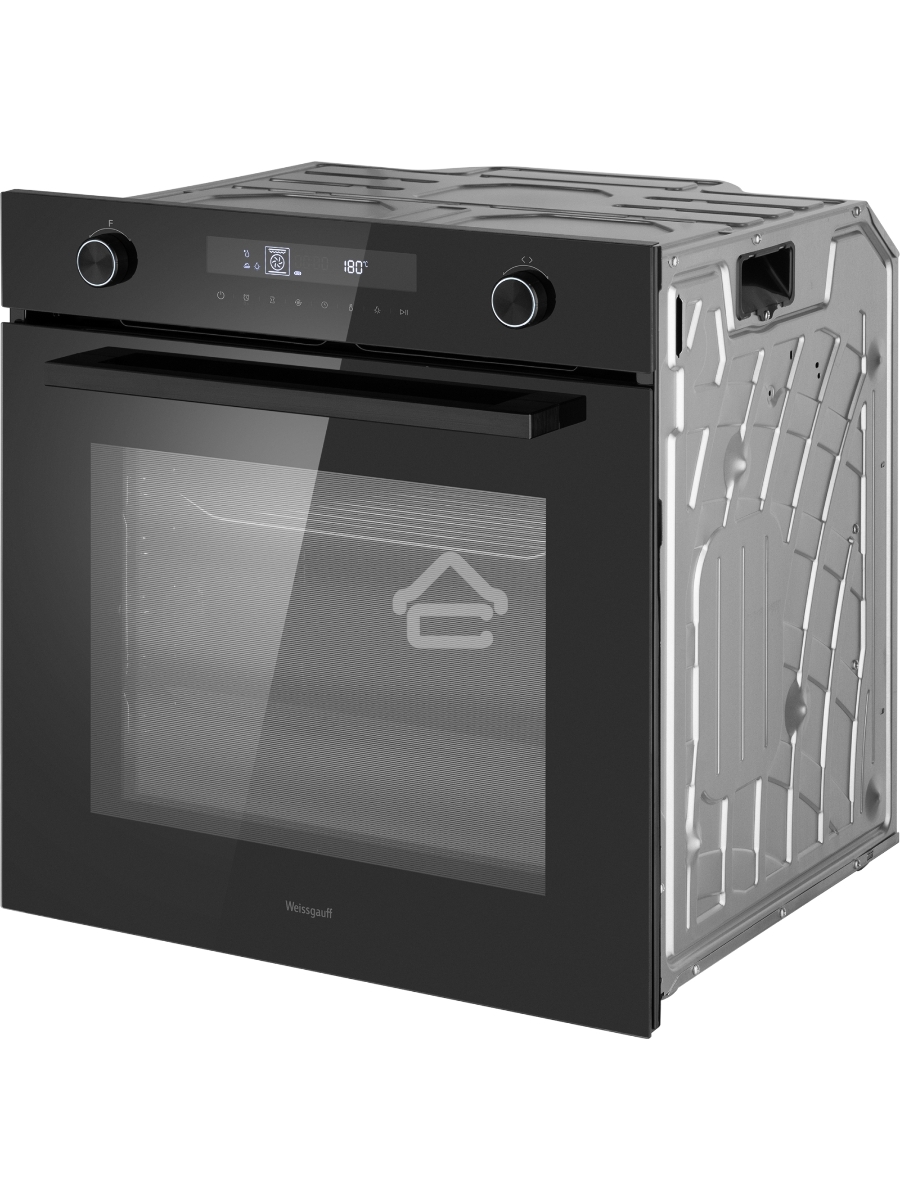 Духовой шкаф электрический Weissgauff EOM 741 PDB Black Edition черный