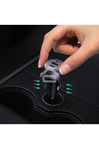 Автомобильное зарядное устройство Aukey Pathfinder 66W серый ACC-CC-P1