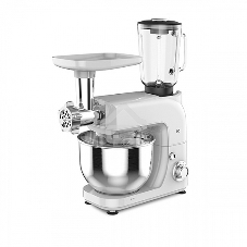 Планетарный миксер BQ MX620 White. Максимальная мощность 1600 Вт/Чаша из нержавеющей стали 5 л/6 скоростей + импульсный режим