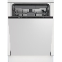 Встраиваемая посудомоечная машина Beko BDIS15063, белый, 44.8 см, 10 компл., 46 дБ, класс A