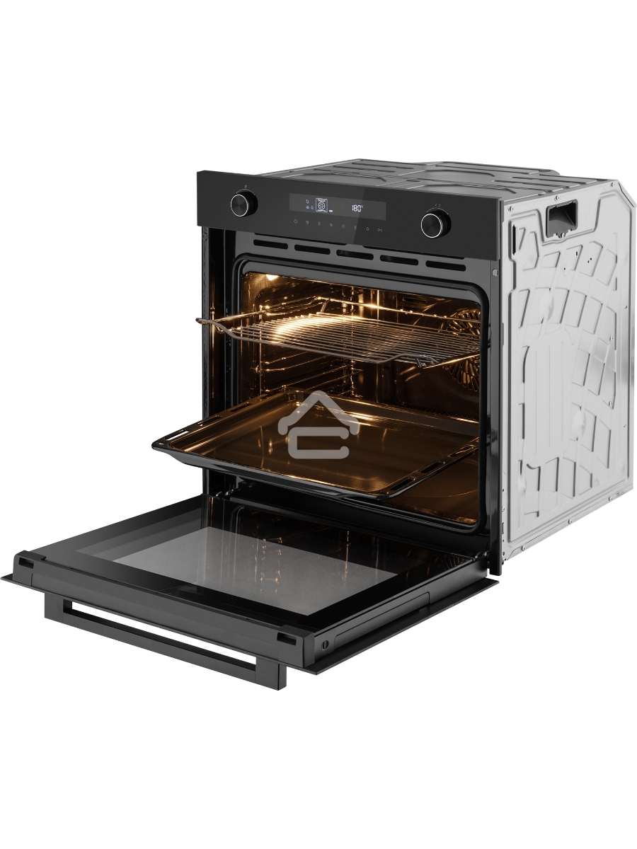 Духовой шкаф электрический Weissgauff EOM 741 PDB Black Edition черный