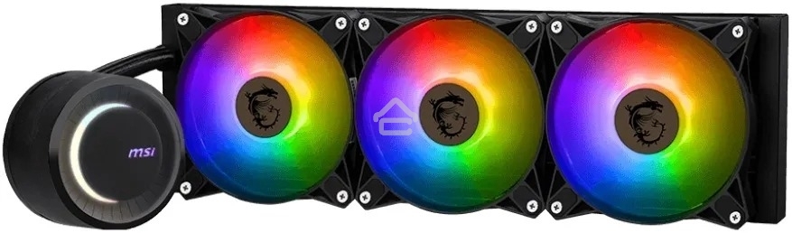 Система жидкостного охлаждения MSI MAG CoreLiquid E360, 3x ARGb Fan, Color Box, LGA1700, AM5