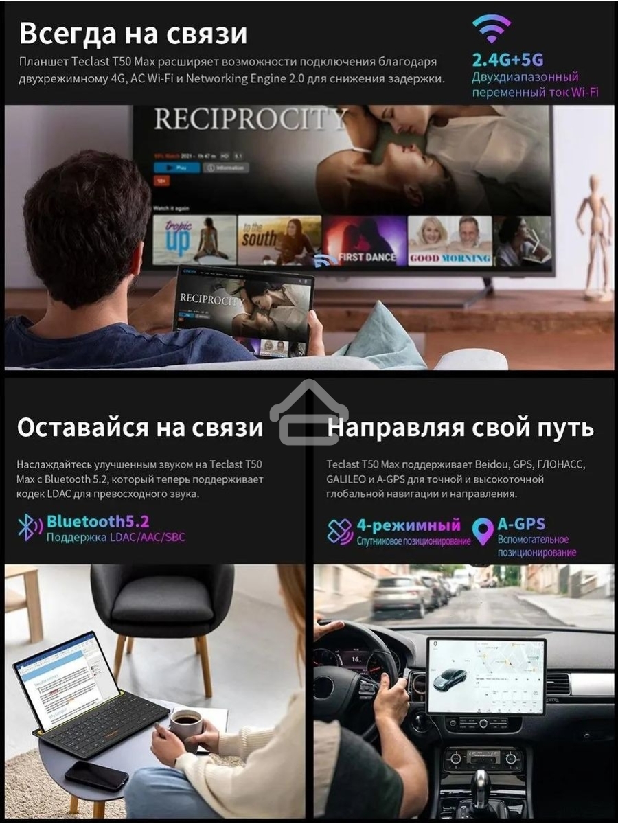 Планшет Teclast T50 Max G99 (2.2) 8C RAM8Gb ROM256Gb 11