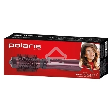 Фен-щетка Polaris PHS 1020RK лиловый 1000Вт. Кол-во режимов 3. Конструкция вращение шнура.2 насадки-щетки: 50, 35 мм. В комплекте щетка. Покрытие керамическое.Автоматическое вращение насадок.