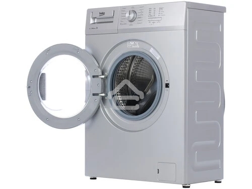 Стиральная машина Beko WRS 55P1 BSS 7320510018 серебристый, загрузка фронтальная 5 кг, 1000 об/мин., класс: А