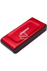 Твердотельный накопитель Kingston External SSD XS1000, 2000GB, Type-C/A, USB 3.2 Gen 2, R/W 1050/1000MB/s, 70x33x14mm, 29g., Red (5 лет)