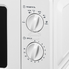 Микроволновая печь BBK 17MWS781MW белый, 17 л, 700 Вт, переключатели - поворотный механизм