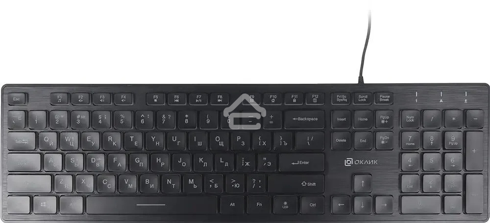 Клавиатура проводная Oklick 550ML, USB, черный