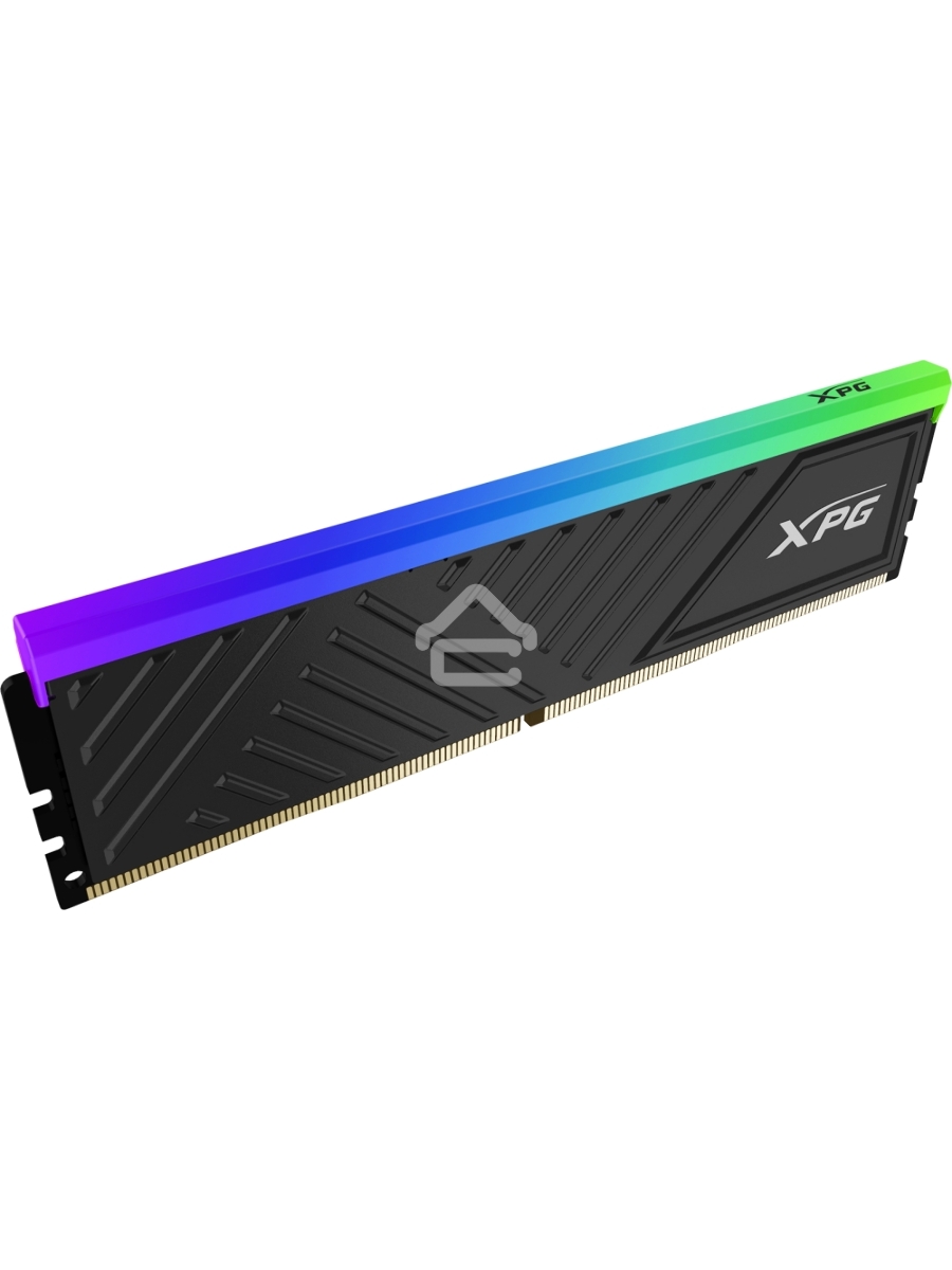 Оперативная память XPG Spectrix D35G RGB, 8GB (1x8GB), DDR4, 3200MHz, CL16, DIMM, с радиатором, черный, RGB