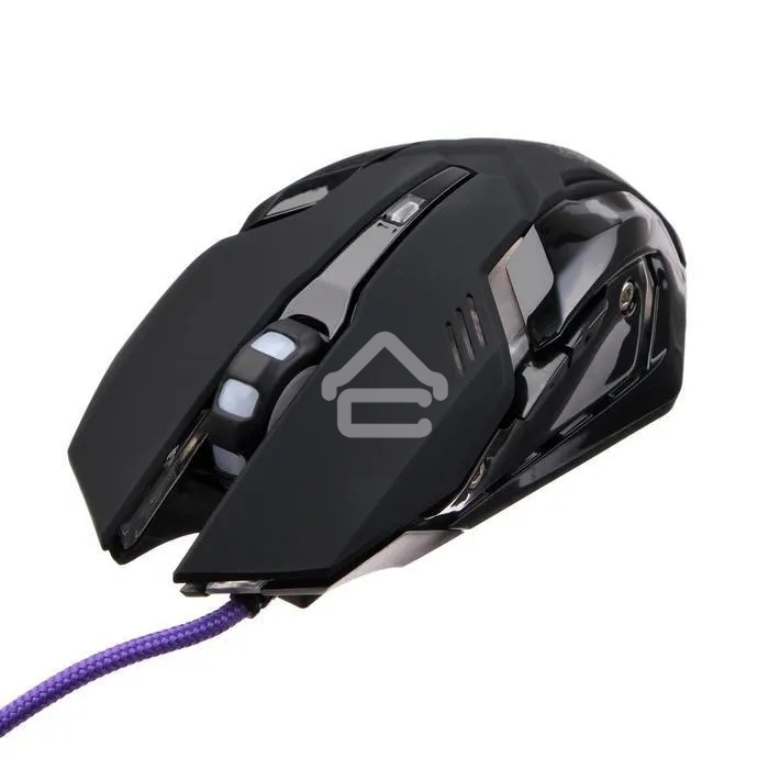 Игровой набор Qumo Mystic K58/M76, кл-ра проводная 104 + 10 клавиш мультимедиа, встроенные подсветки общая + кнопок 3 цвета, мышь проводная, оптическая, 1200/1600/2400/3200 dpi с подсветкой, коврик