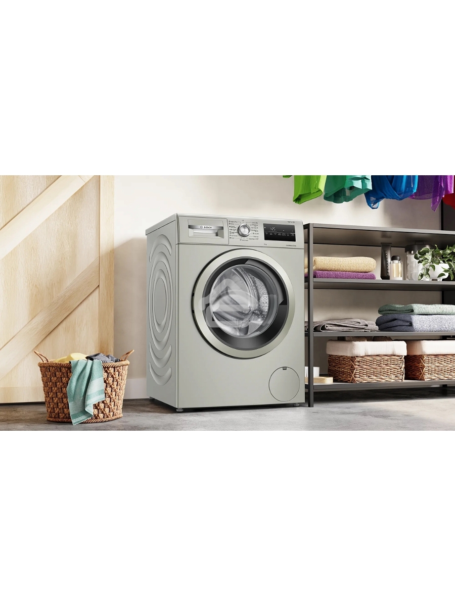 Стиральная машина Bosch WAN2420XME серебристый, загрузка фронтальная 8 кг, 1200 об/мин., класс: А+++
