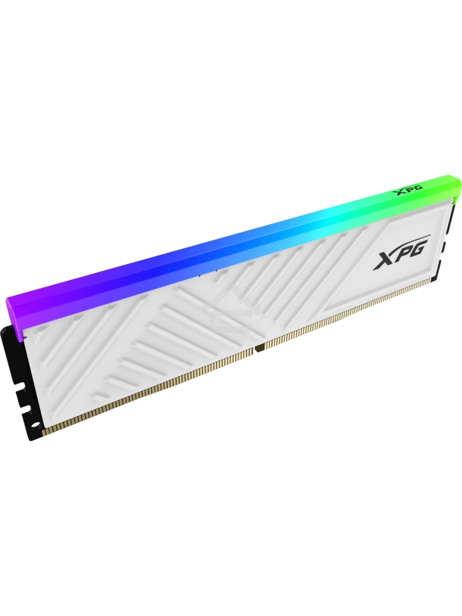 Оперативная память XPG Spectrix D35G RGB, DDR4, 8GB (1x8GB), 3200MHz, CL16, DIMM, с радиатором, белый, RGB