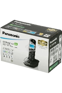 Телефон беспроводной (DECT) Panasonic KX-TG2511RUS (серебристый) {АОН, Caller ID,спикерфон на трубке,переход в Эко режим одним нажатием}