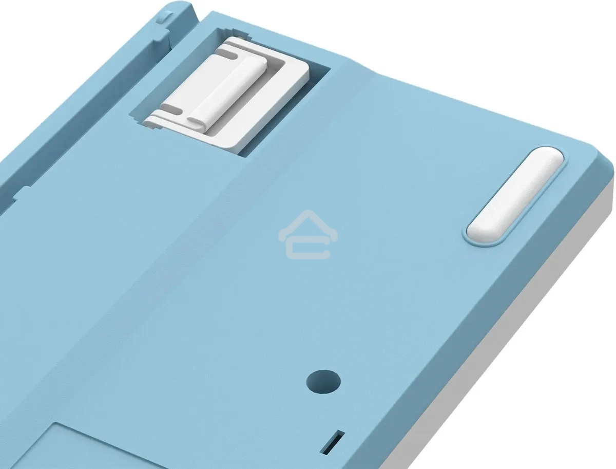 Клавиатура проводная A4Tech Fstyler FS300 (FS300 PANDA SNOWBOARDING), USB, белый/синий