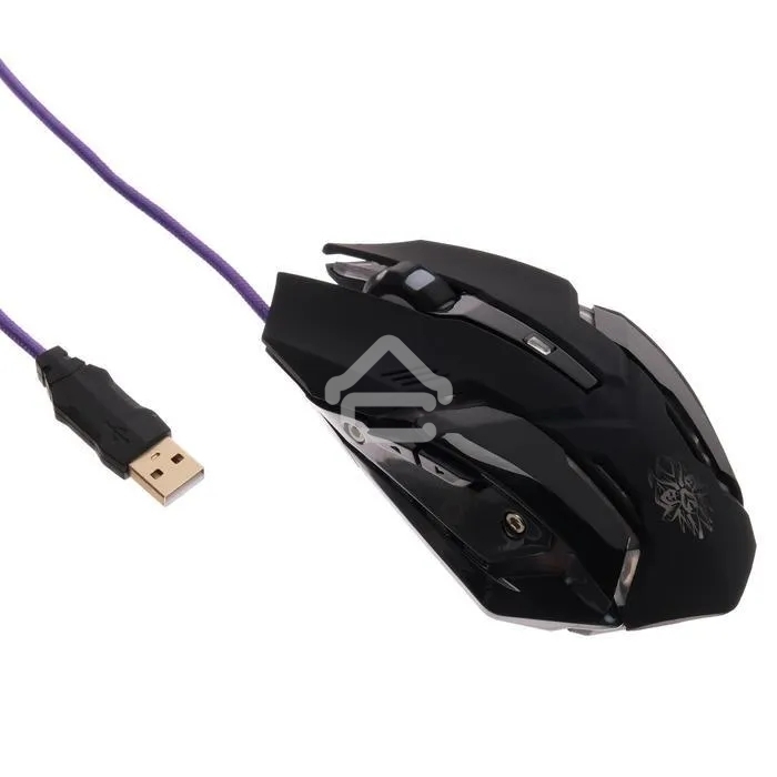Игровой набор Qumo Mystic K58/M76, кл-ра проводная 104 + 10 клавиш мультимедиа, встроенные подсветки общая + кнопок 3 цвета, мышь проводная, оптическая, 1200/1600/2400/3200 dpi с подсветкой, коврик