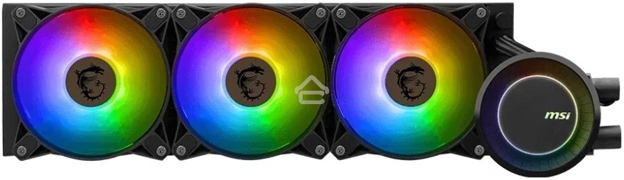 Система жидкостного охлаждения MSI MAG CoreLiquid E360, 3x ARGb Fan, Color Box, LGA1700, AM5