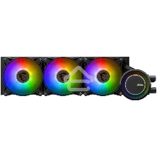 Система жидкостного охлаждения MSI MAG CoreLiquid E360, 3x ARGb Fan, Color Box, LGA1700, AM5