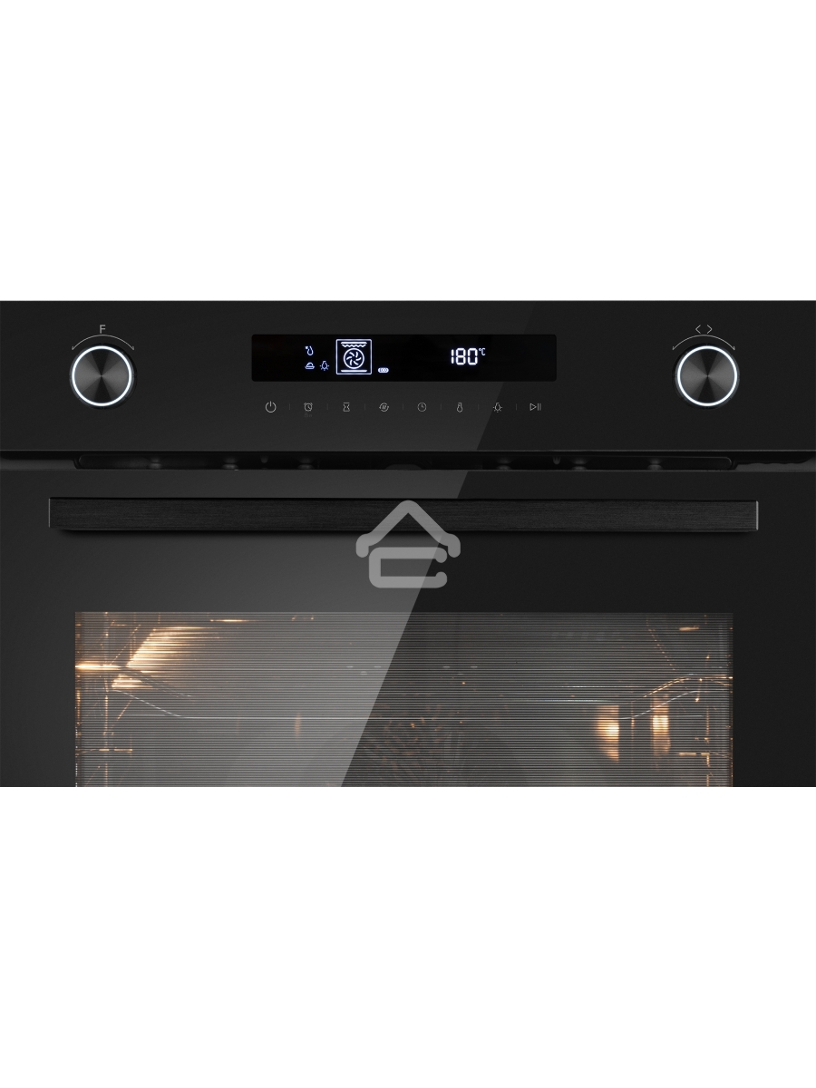 Духовой шкаф электрический Weissgauff EOM 741 PDB Black Edition черный
