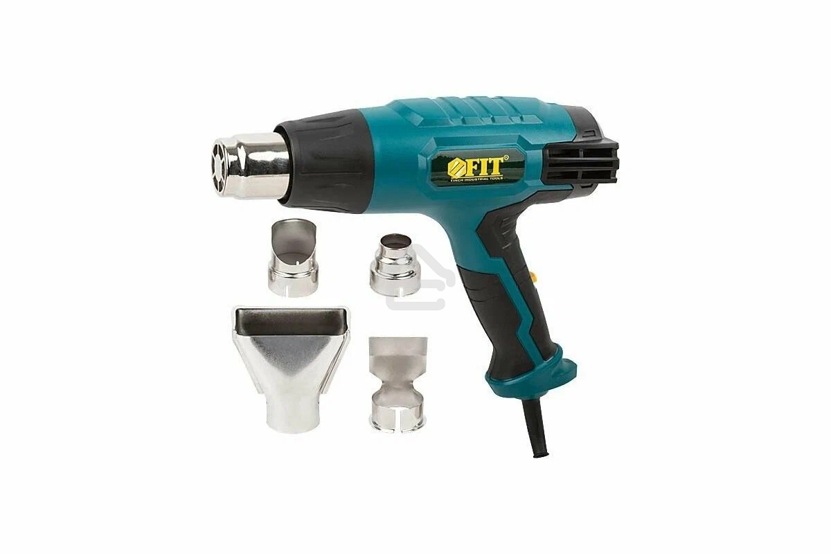 Фен технический FIT 80611 2000 Вт; 60/400/600 °C; 300/500/500 л/мин; рез. накл.; короб.